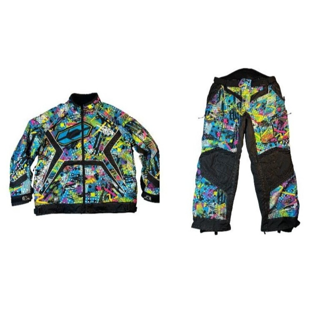 Castle X Unisex Colorful Print 2-pc Snowmobile Jacket & Pants  XXL  Powersports